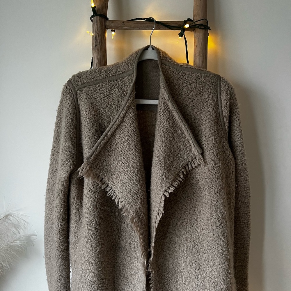 Vince wool wrap cardigan sweater S - Picture 2 of 5